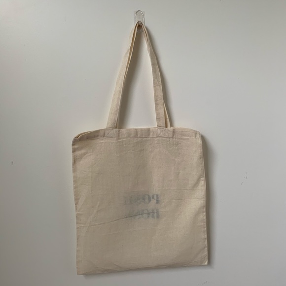 ‘POSH BOSS’ Neutral Tote Bag - Cotton Graphic Bag - Picture 3 of 4